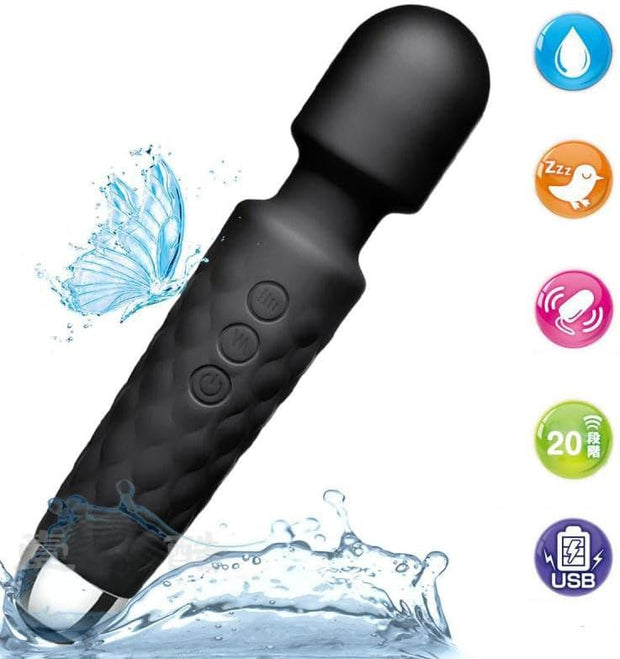 Vibratore Massaggiatore Sex Toy Donna ABS+Silicone Waterproof Ricaricabile USB S1415