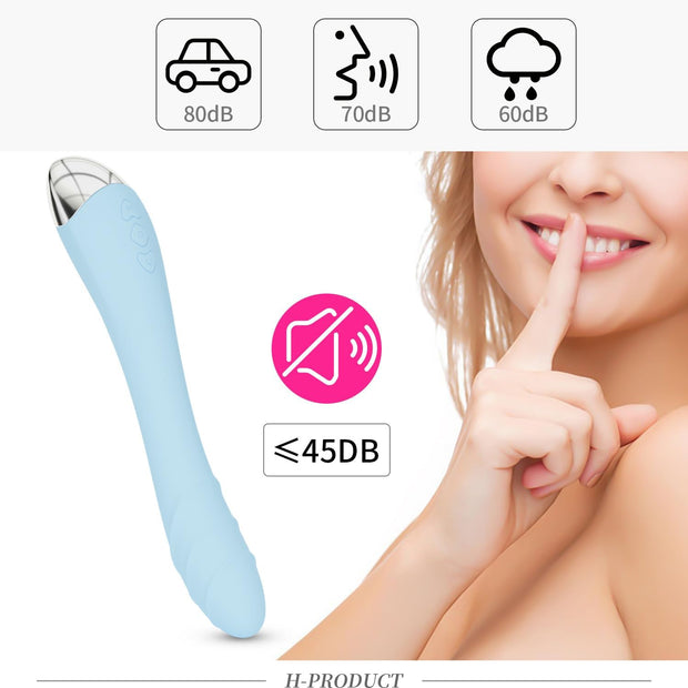 Vibratore Massaggiatore Sex Toy Donna ABS+Silicone Waterproof Ricaricabile USB S1401