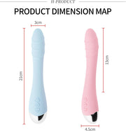 Vibratore Massaggiatore Sex Toy Donna ABS+Silicone Waterproof Ricaricabile USB S1401