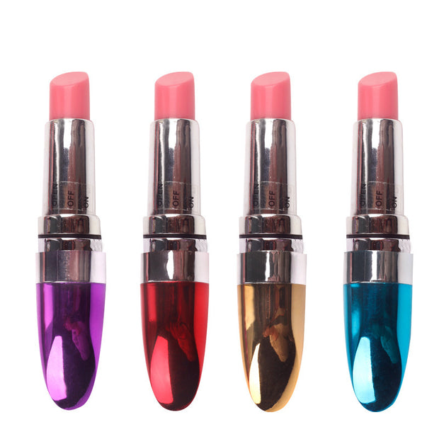 Mini-Vibratore Massaggiatore Sex Toy Donna ABS Waterproof Lipstick Vibe-02