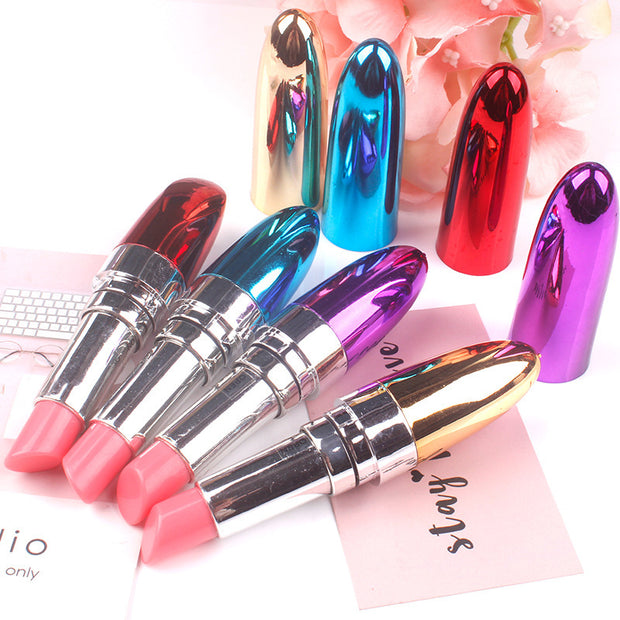 Mini-Vibratore Massaggiatore Sex Toy Donna ABS Waterproof Lipstick Vibe-02