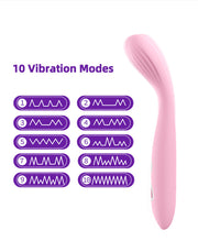 Vibratore Massaggiatore Sex Toy Donna ABS+Silicone Waterproof Ricaricabile USB S1443