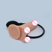 Dildo con Compressore Manuale Sex Toy Donna ABS + Silicone Waterproof 180303