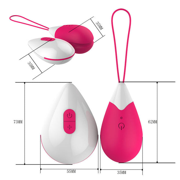 Mini-Vibratore Massaggiatore Sex Toy Donna + Remote Control Silicone Waterproof VE-11