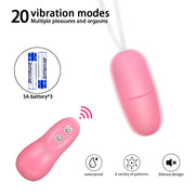 Mini-Vibratore Massaggiatore Sex Toy Donna + Remote Control ABS Waterproof VE-14